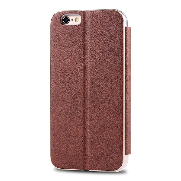 Stötdämpande Robust Plånboksfodral - iPhone 8 Brun