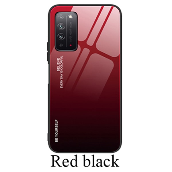 Profesjonelt deksel (NKOBEE) - Huawei P40 Svart/Röd