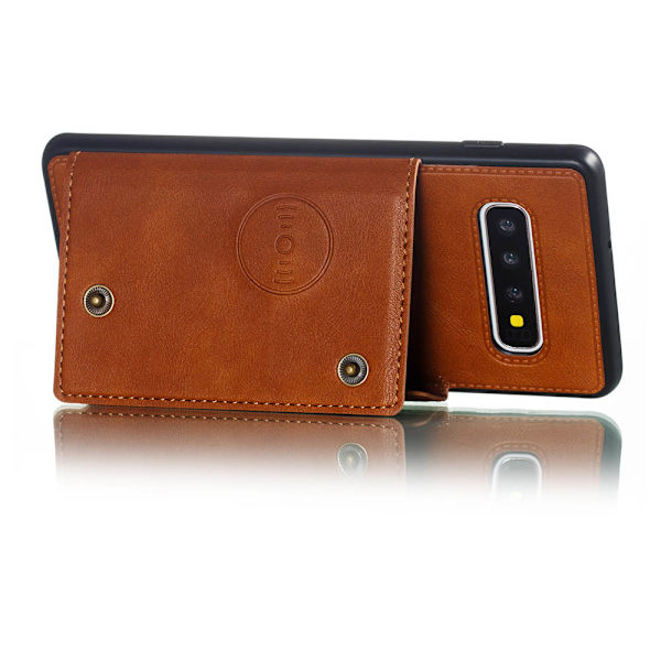 Samsung Galaxy S10+ - Etui med kortholder Grå