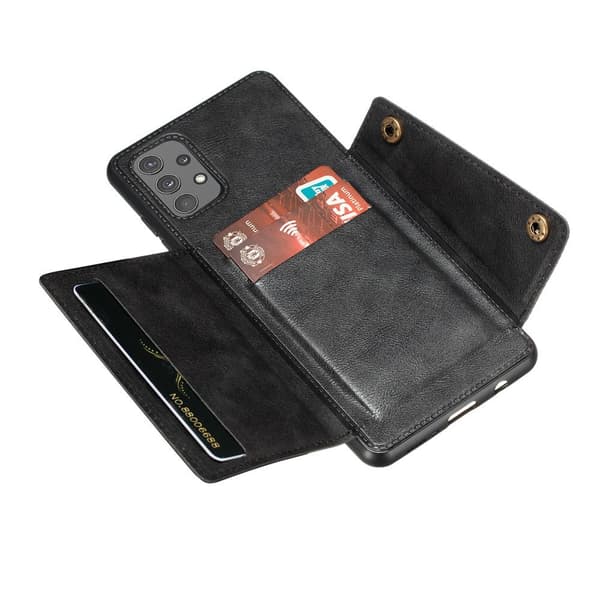 Glat cover med kortrum - Samsung Galaxy A32 Grå