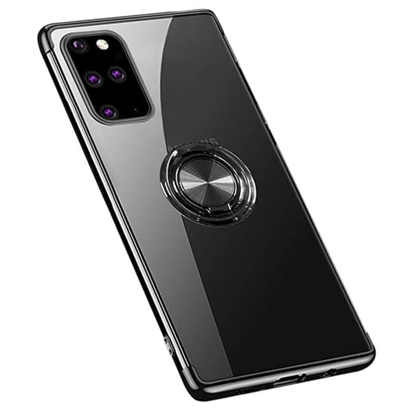 Genomtänkt Skal med Ringhållare - Samsung Galaxy S20 Plus Blå