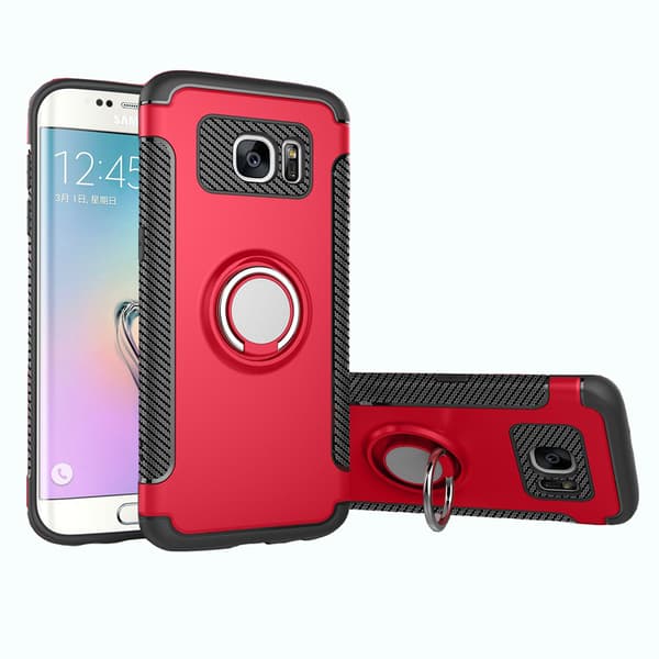 Samsung Galaxy S7 - Elegant Skal Ringhållare Silver