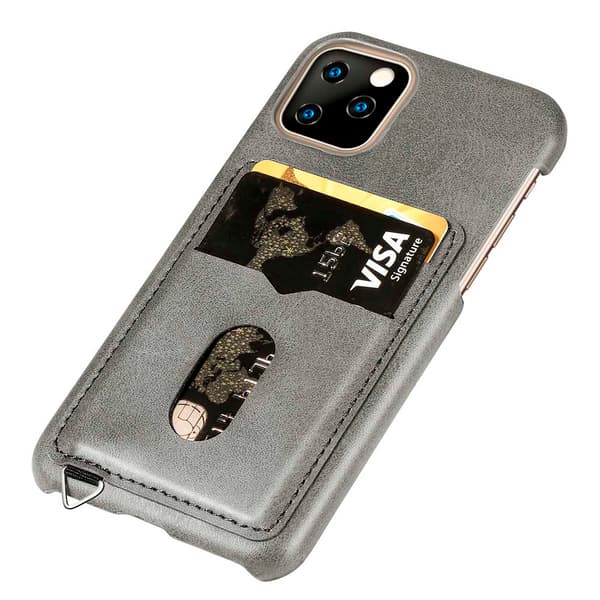Skyddande Skal med Kortfack - iPhone 11 Pro Max Havsgrön