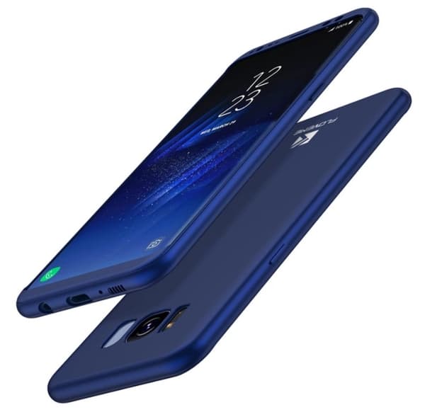 Samsung Galaxy S7 Edge - Dubbelsidigt Skal Silver/Grå