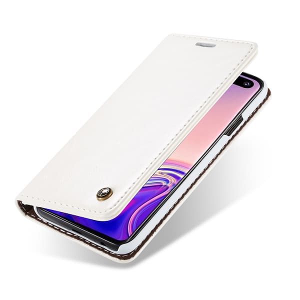 Stilrent Plånboksfodral (CASEME) - Samsung Galaxy S10e Vit Vit