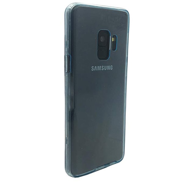 Samsung A6 Plus - Dobbeltsidig silikondeksel BErøringsfunksjon Blå