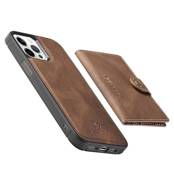 Gennemtænkt praktisk cover med kortrum - iPhone 12 Pro Max Svart