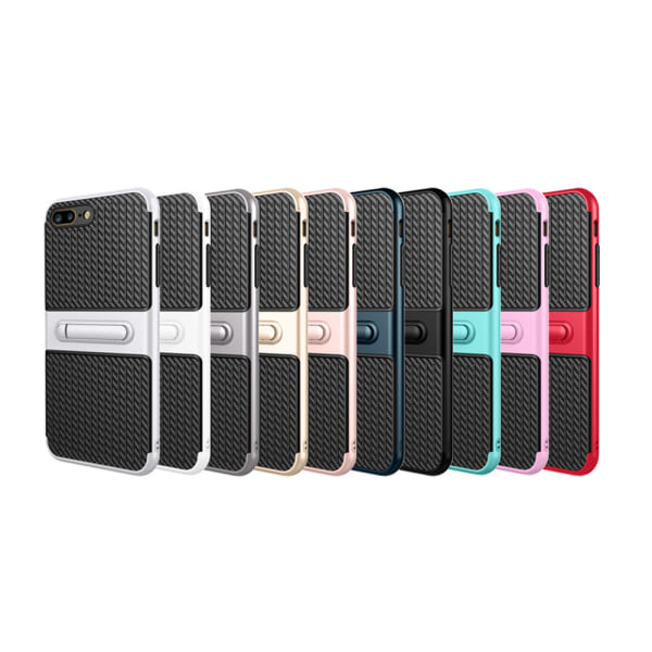 Carbon-Class Smart Hybridskal till iPhone 8 Plus Grön