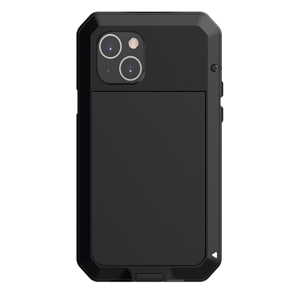 iPhone 15 - Skyddande HEAVY DUTY Aluminium Skal Svart