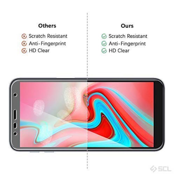 D: Fence Full Cover Skjermbeskytter (2-PACK) Samsung Galaxy J4+ 2018