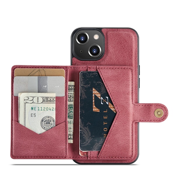 Smidigt Skal med Kortfack - iPhone 13 Mini Roséguld