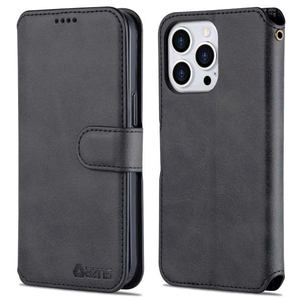 Praktist Stilsäkert Plånboksfodral - iPhone 14 Pro Max Svart