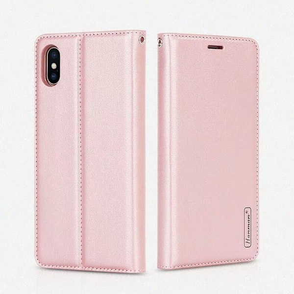 Diary - Smidigt Fodral med Plånbok till iPhone X/XS Rosa