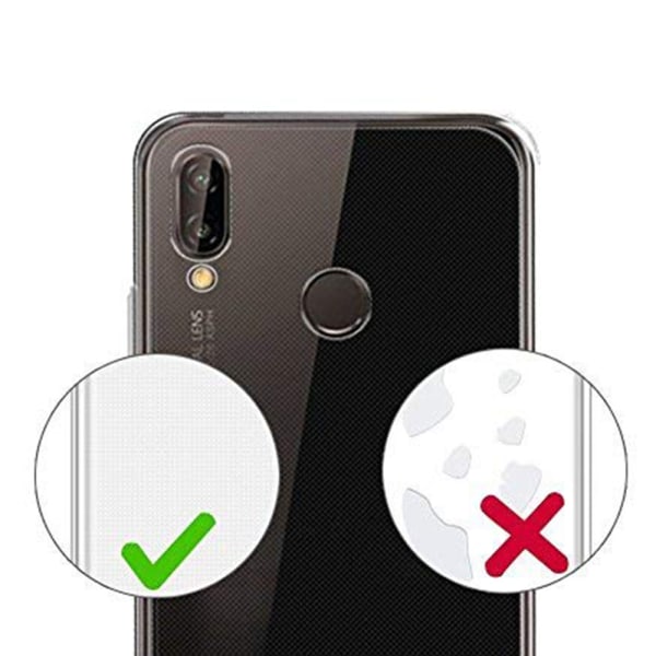 Smart Silikone Cover (Ruff-Grip) til Huawei P20 Lite Transparent/Genomskinlig