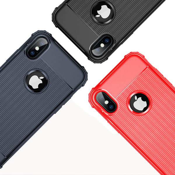 Stilsäkert Värmeavledande Skyddsskal - iPhone XS Max Marinblå Marinblå