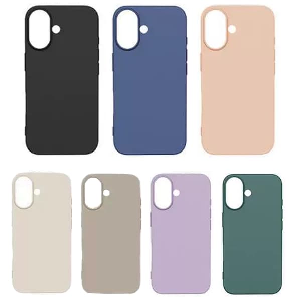 iPhone 17 Silikonskal Lyx & Skydd i Flera Premium Färger Grå