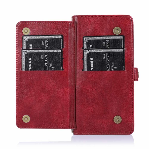 Smooth Double Wallet Case - Samsung Galaxy S9 Mörkblå