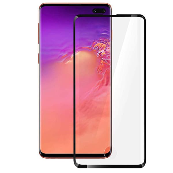 2-PACK Skärmskydd CASE-Friendly HD 0,3mm Samsung Galaxy S10 Svart