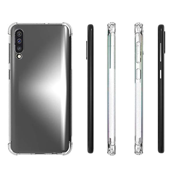 Professionellt Silikonskal - Samsung Galaxy A50 Rosa/Lila