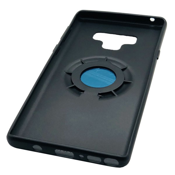 Silikonskal i Carbonfinish (Ringhållare) Samsung Galaxy Note 9 Roséguld