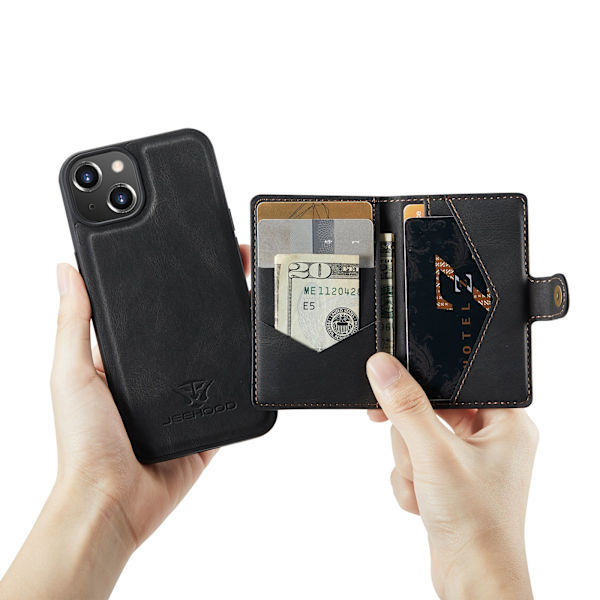 Etui med kortlomme - iPhone 13 Röd