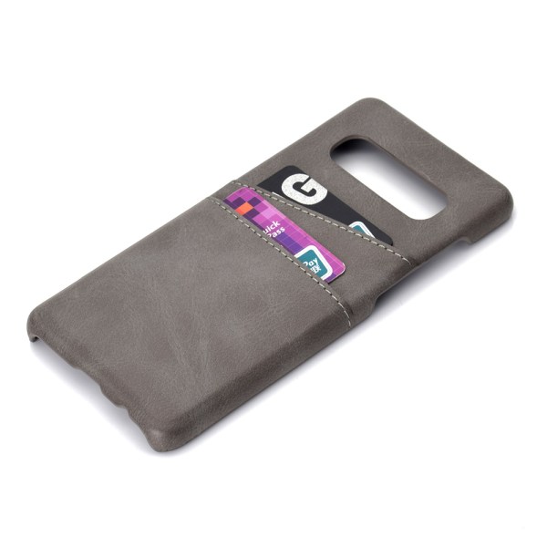 Skal med kortfack för Samsung Galaxy S10 Plus (Vintage) Svart