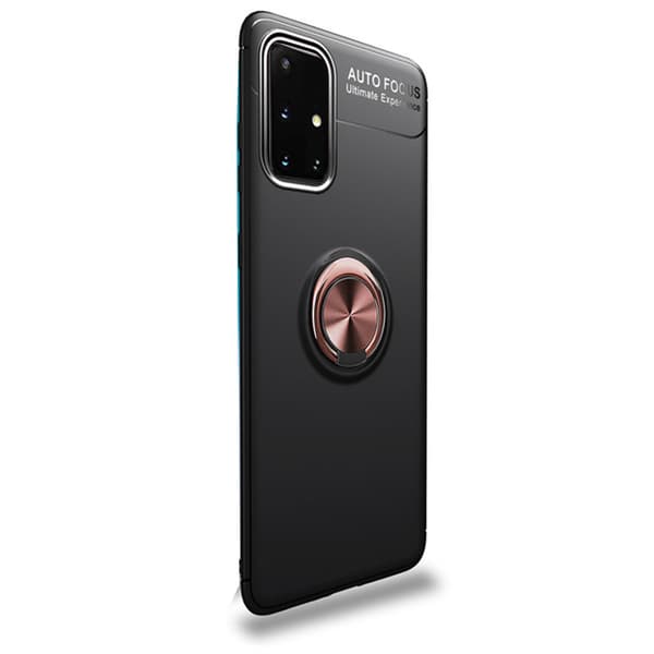 Glat cover med ringholder - Samsung Galaxy A51 Blå