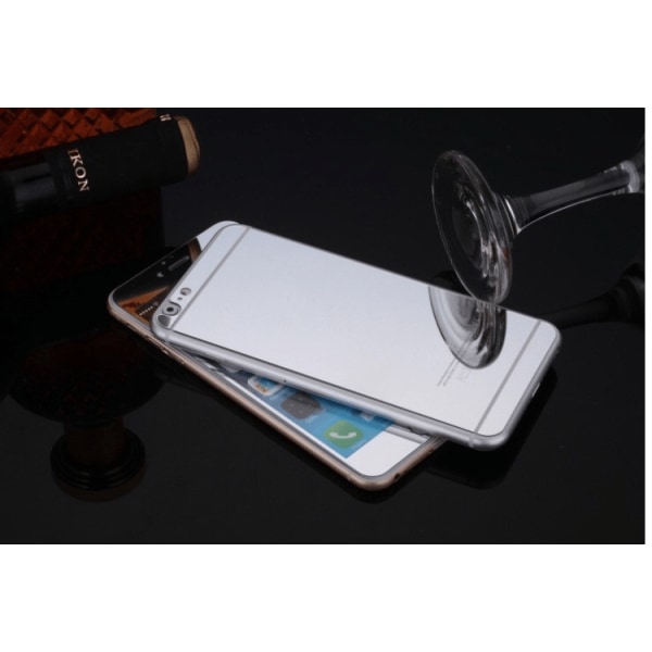 iPhone 6 Plus - Effektfullt skärmskydd (spegel) Fram- & Baksida Svart