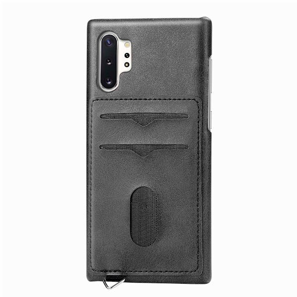 Skyddande Skal med Korthållare - Samsung Galaxy Note10+ Svart
