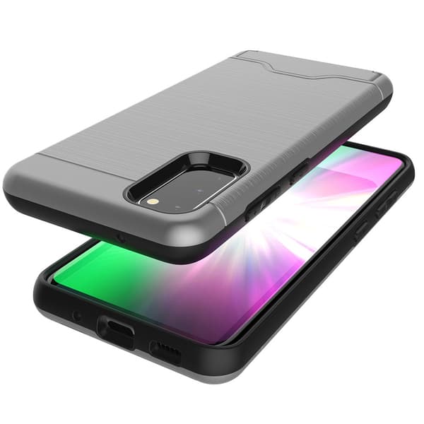 Robust cover med kortholder - Samsung Galaxy S20 Ultra Grön