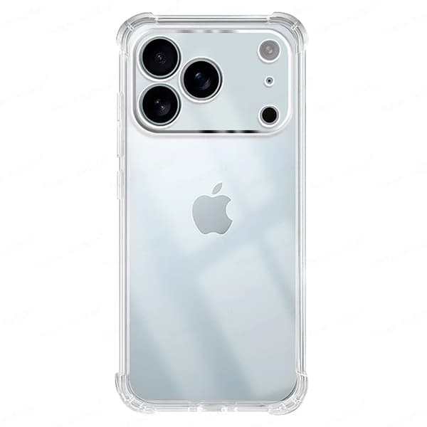 iPhone 17 Pro Silikon-Gel Skal  Maxskydd med Airbaghörn