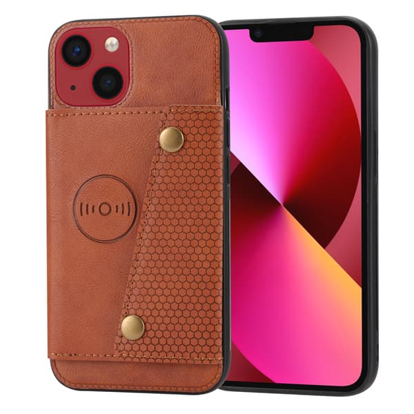 Skal med Kortfack - iPhone 14 Svart