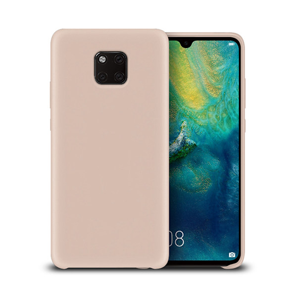 Stilrent Skyddsskal Silikon - Huawei Mate 20 Pro Vit