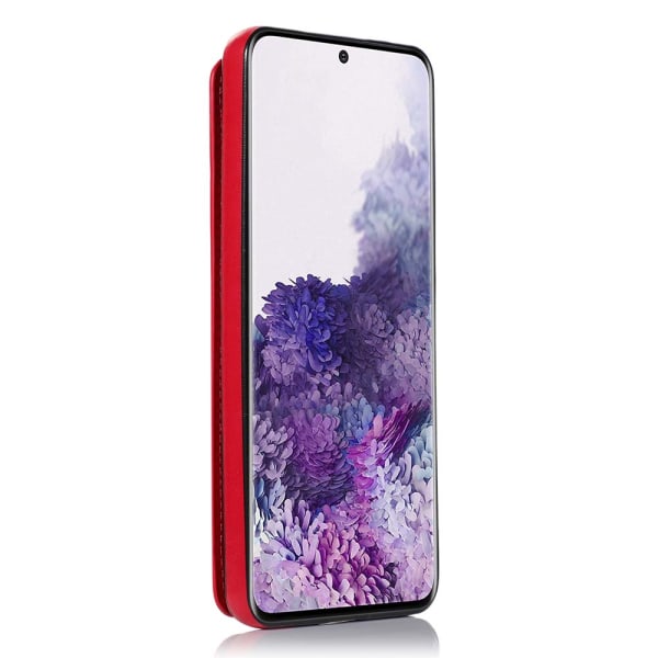 Robust deksel med kortholder - Samsung Galaxy S20 Plus Röd
