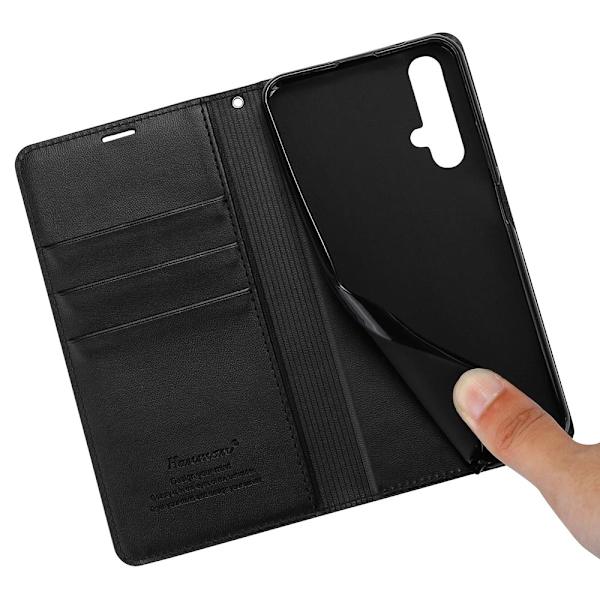 Praktiskt Plånboksfodral - Huawei Nova 5T Rosaröd