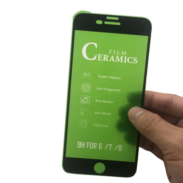 3-PACK Keramiskt Skärmskydd HD 0,3mm iPhone 8 Transparent/Genomskinlig