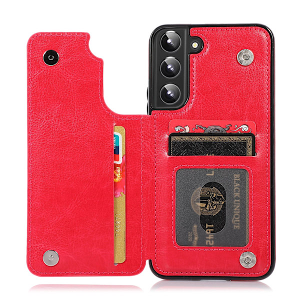 Samsung Galaxy S23 Plus - Skal Kortfack Brun