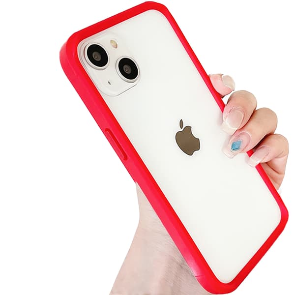 iPhone 13 - Lyxigt Matt Skal med Stötskydd Krämvit