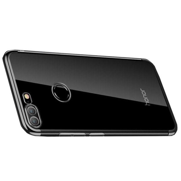 Tyylikäs suojaava silikonikuori - Huawei Honor 9 Lite Svart