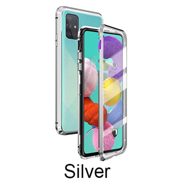 Gennemtænkt fuld cover - Samsung Galaxy A71 Silver