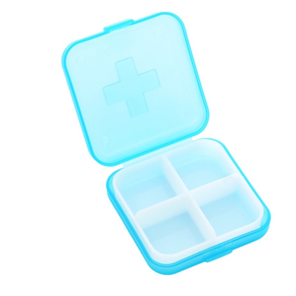 Praktisk Dosett/medisinboks for tabletter Blå