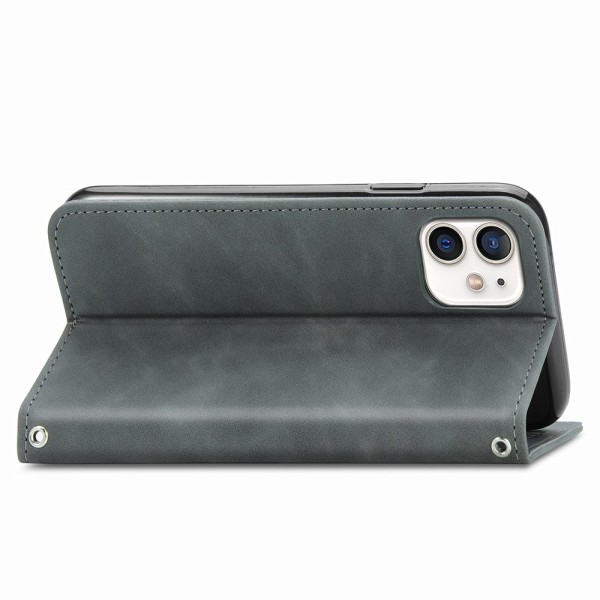 Plånboksfodral - iPhone 12 Grå
