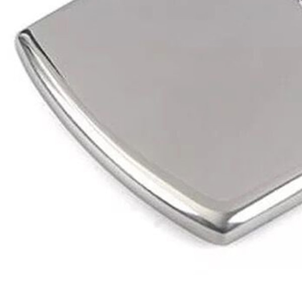 Lemans stilfulde kortholder i rustfrit stål Silver