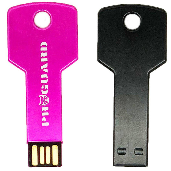 16 GB støtsikker flashminne USB 2.0 Röd