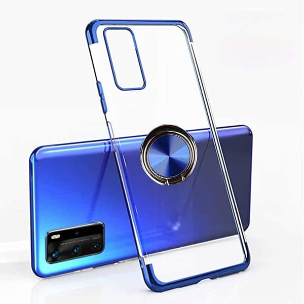 Skal med Ringhållare - Huawei P40 Pro Röd
