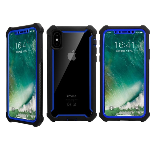 iPhone XS Max - Praktiskt Stötsäkert Fodral Röd