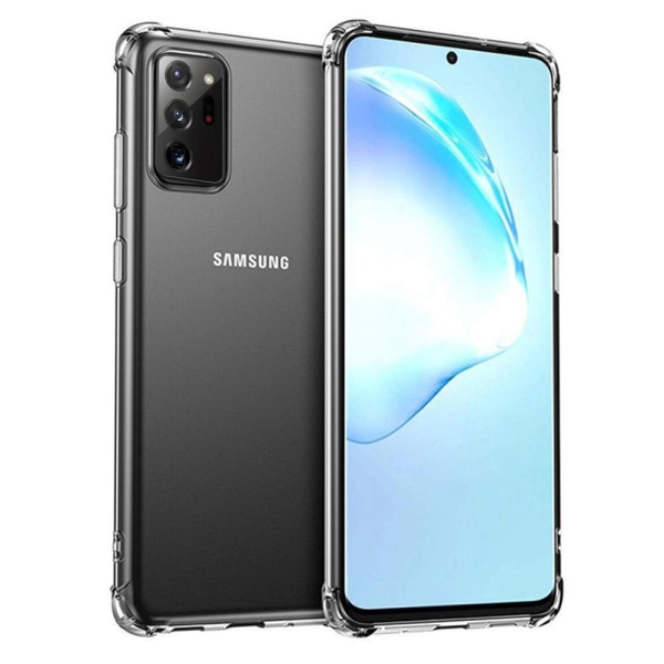 Beskyttende silikondeksel - Samsung Galaxy Note 20 Ultra Transparent/Genomskinlig