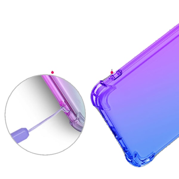 Iskuja vaimentava silikonisuojus (FLOVEME) - Samsung Galaxy A21S Rosa/Lila