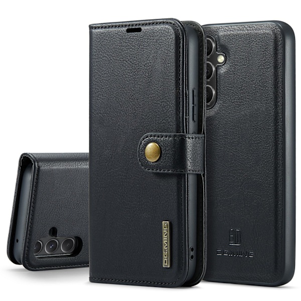 Samsung Galaxy A54 5G - Elegant 2-i-1 Fodral i Premiumläder Grå