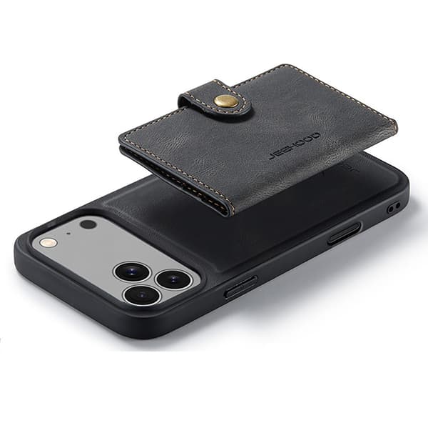 iPhone 17 Pro Plånboksskal  4 Kort + Sedlar Grön